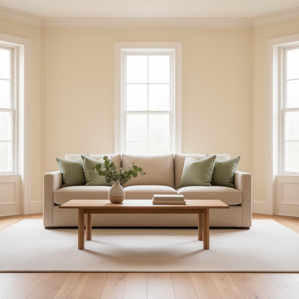 Living room — after